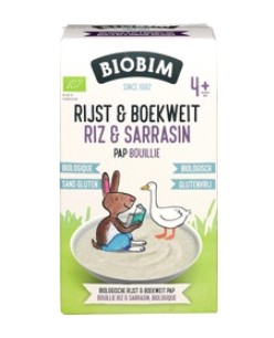 Rijst en boekweit van Biobim, 6x 200 gr